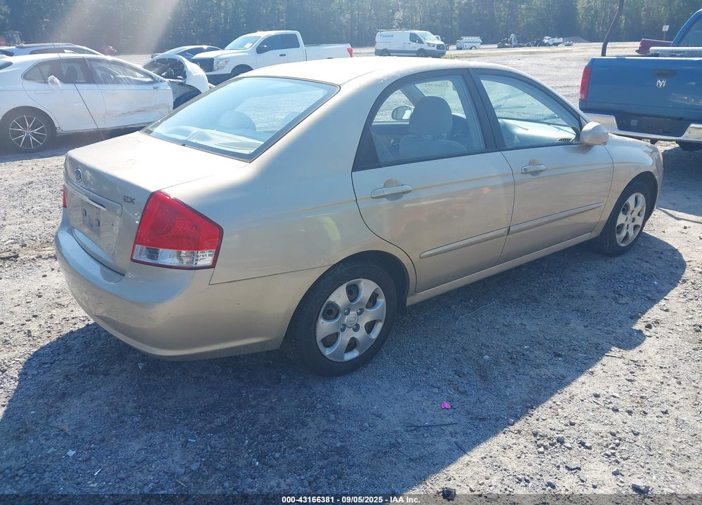 2007 KIA SPECTRA EX VIN: KNAFE121275455787