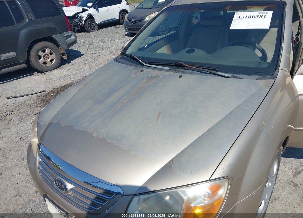 2007 KIA SPECTRA EX VIN: KNAFE121275455787