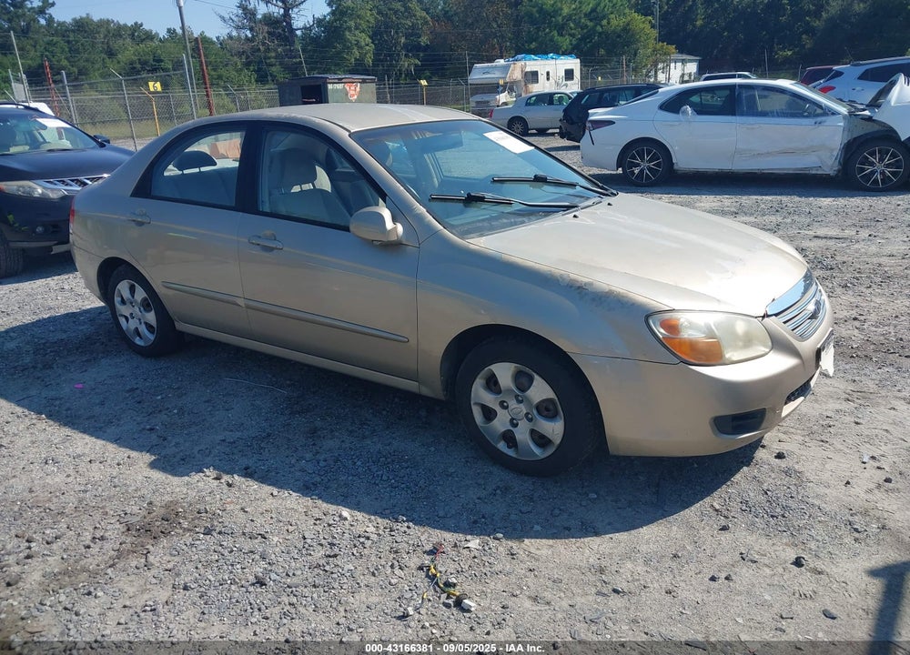2007 KIA SPECTRA EX VIN: KNAFE121275455787