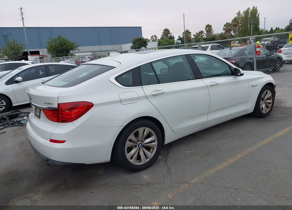 2013 BMW 535I GRAN TURISMO VIN: WBASN2C58DC203362