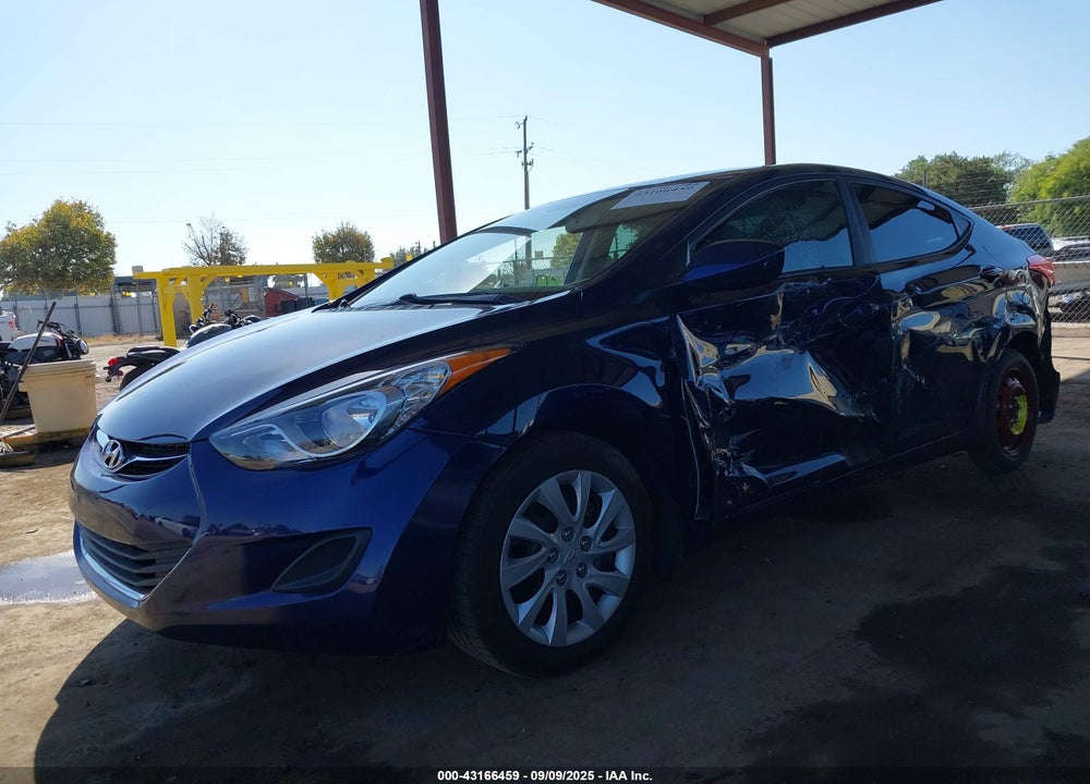 2012 HYUNDAI ELANTRA GLS VIN: 5NPDH4AE6CH148186