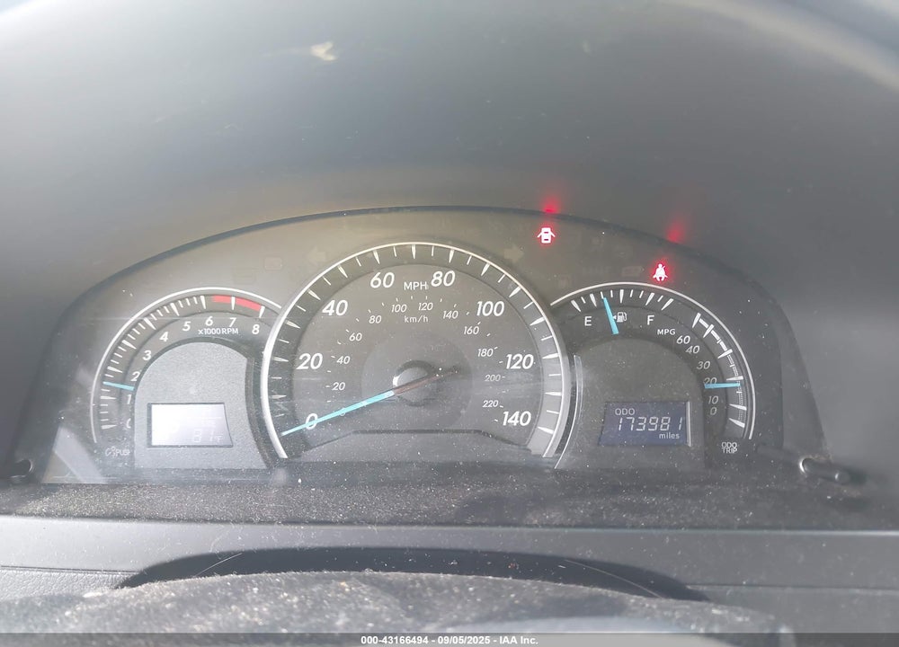 2012 TOYOTA CAMRY VIN: 4T4BF1FK0CR239360