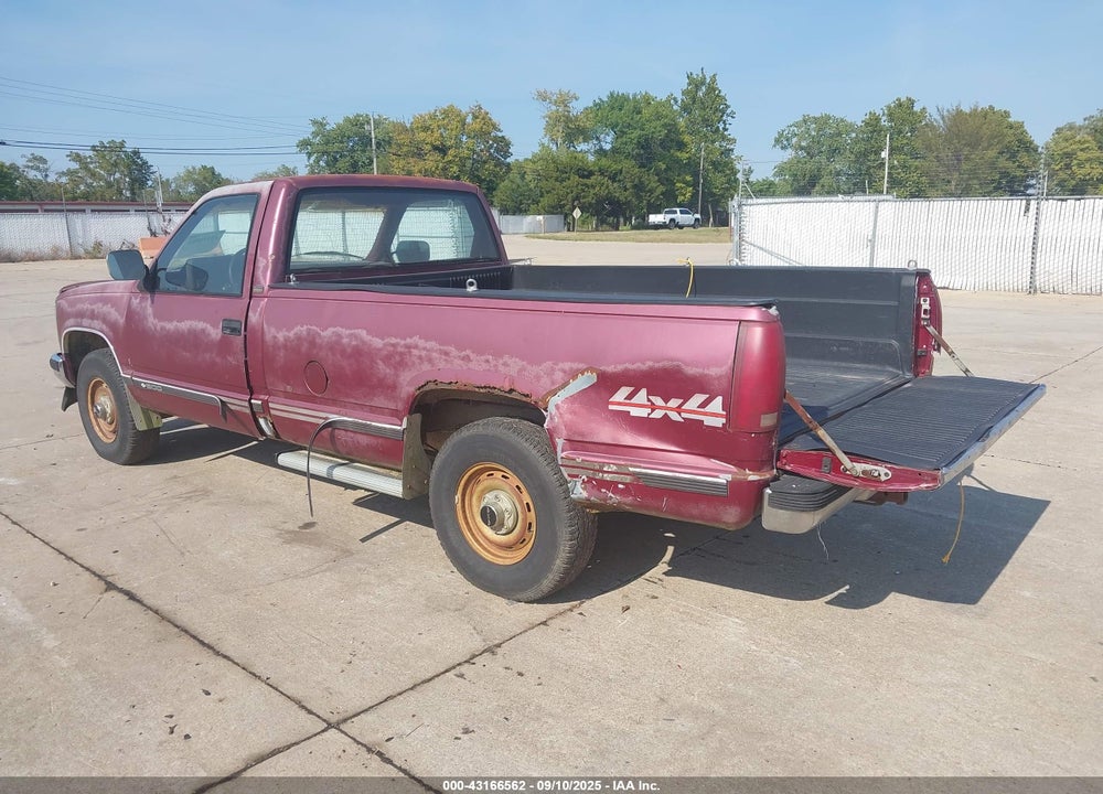 1988 CHEVROLET GMT-400 K1500 VIN: 1GCDK14K3JZ105464