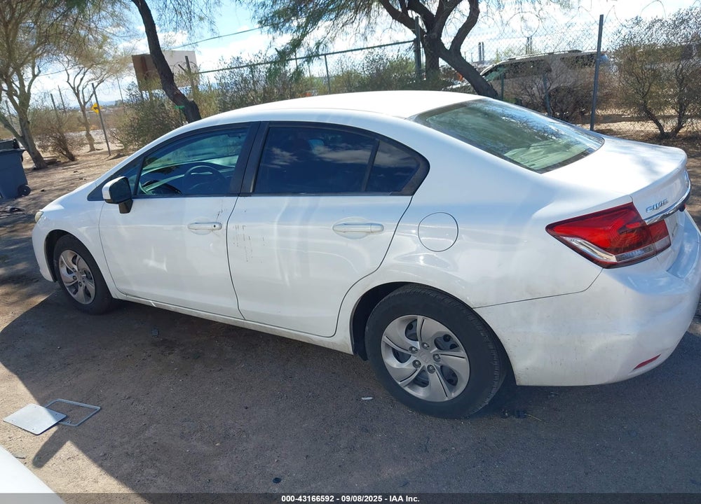 2015 HONDA CIVIC LX VIN: 19XFB2F58FE101614