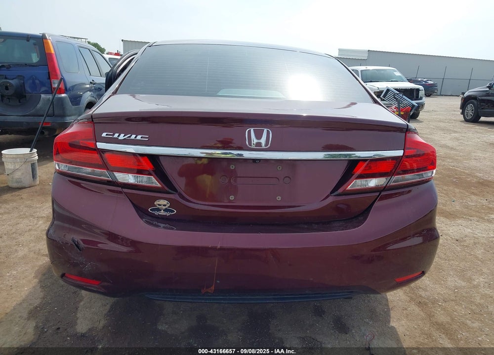 2015 HONDA CIVIC VIN: 19XFB2F59FE065724