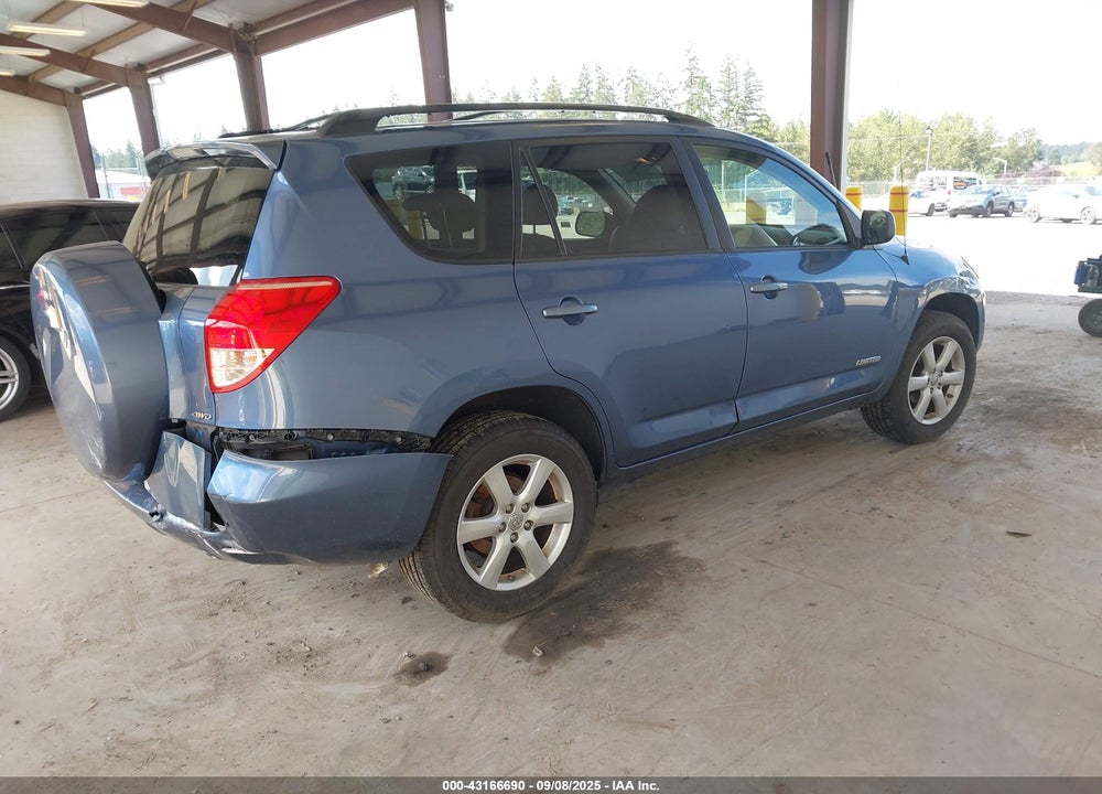 2008 TOYOTA RAV4 LIMITED VIN: JTMBD31V186078711