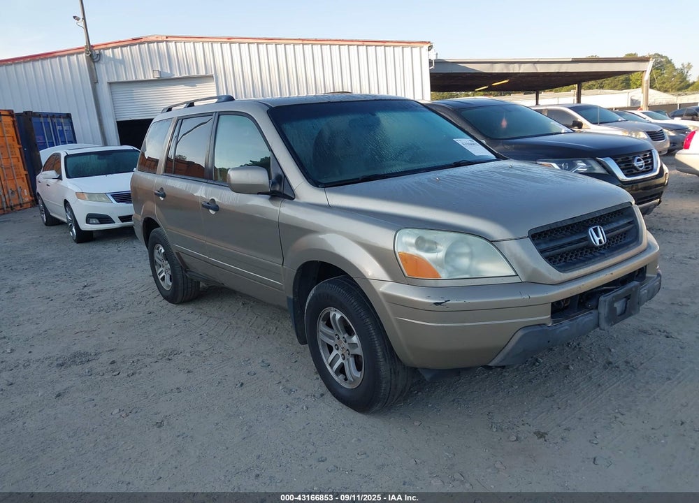 2005 HONDA PILOT EX-L VIN: 5FNYF18505B040692