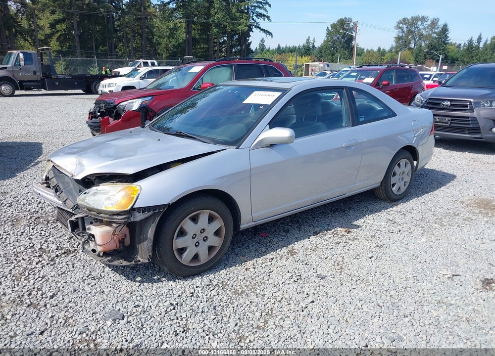 2002 HONDA CIVIC EX VIN: 1HGEM22922L011036