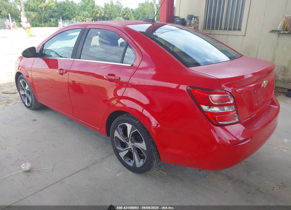 2017 CHEVROLET SONIC VIN: 1G1JF5SB1H4117288
