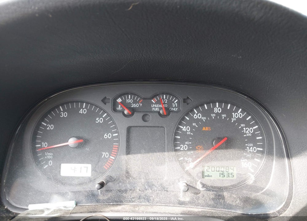 2000 VOLKSWAGEN JETTA GLS VIN: 3VWSC29MXYM174066