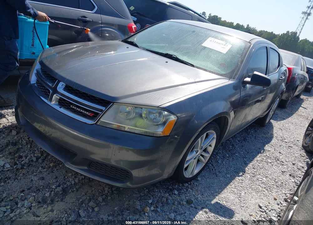 2013 DODGE AVENGER VIN: 1C3CDZAG1DN504863