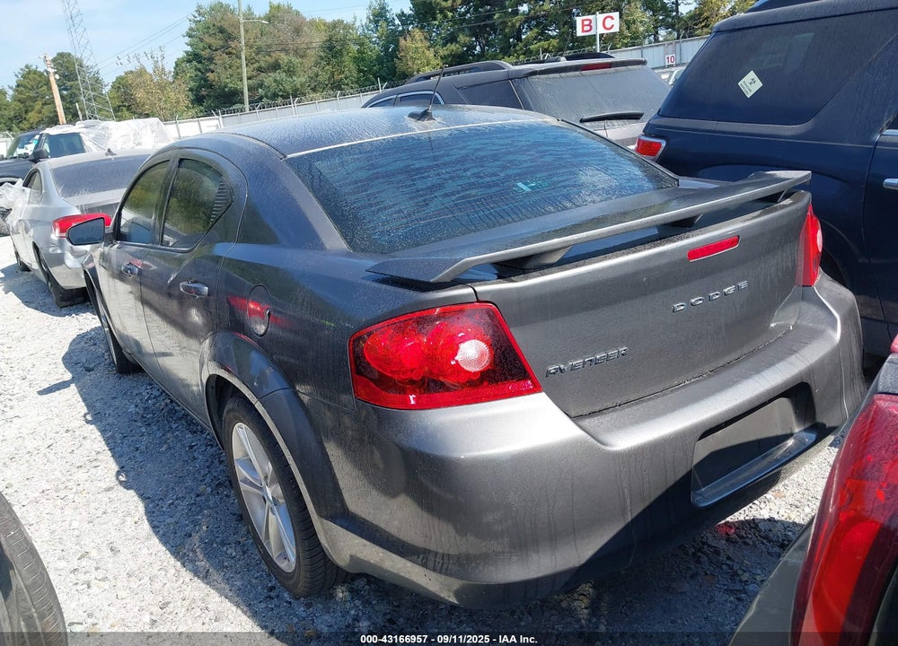 2013 DODGE AVENGER VIN: 1C3CDZAG1DN504863