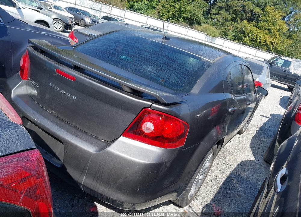 2013 DODGE AVENGER VIN: 1C3CDZAG1DN504863