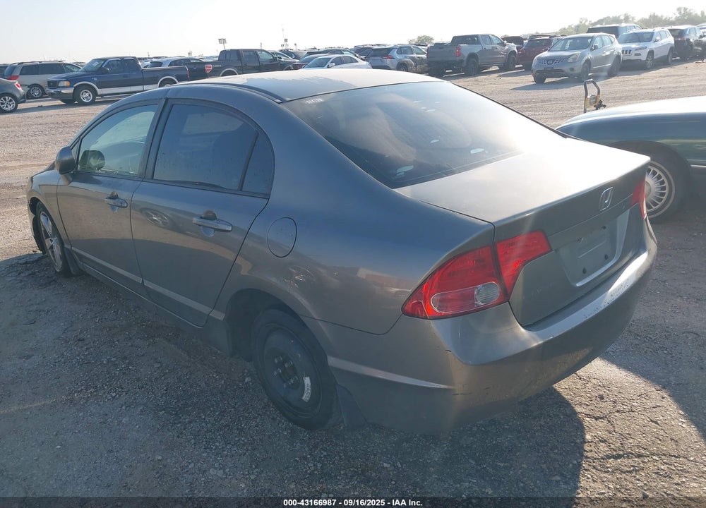 2008 HONDA CIVIC LX VIN: 2HGFA16588H324919