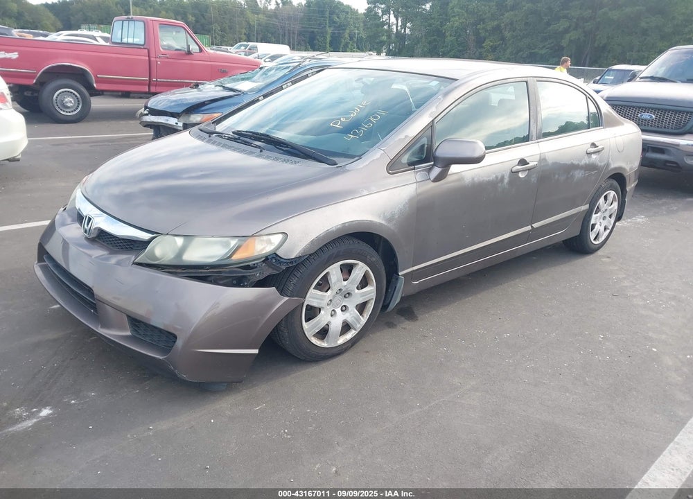 2010 HONDA CIVIC LX VIN: 2HGFA1F56AH518550