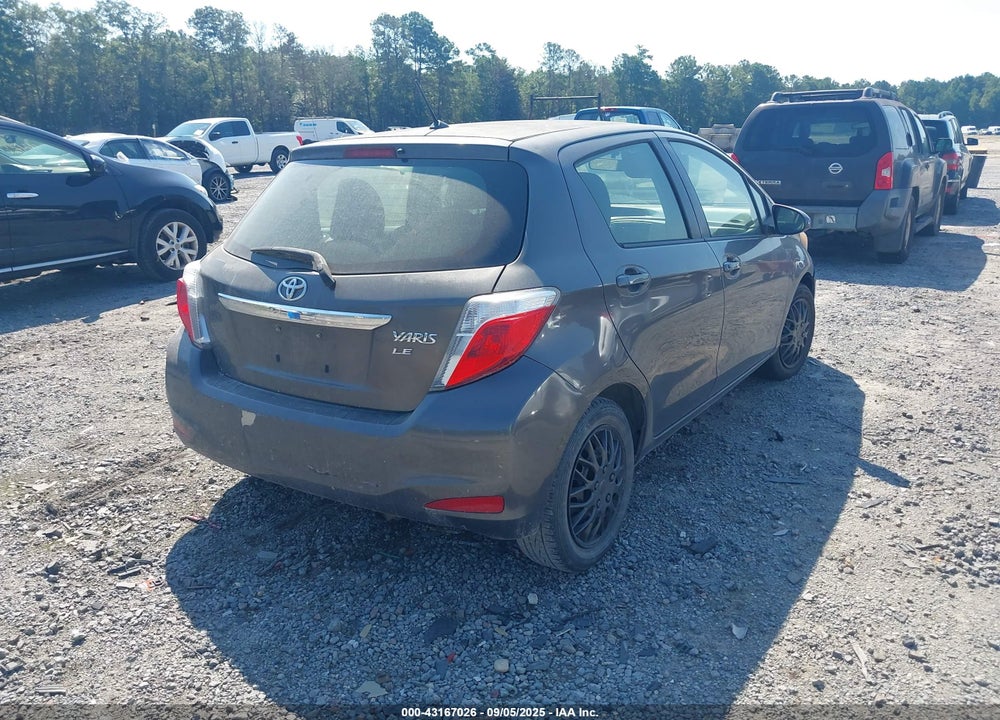 2012 TOYOTA YARIS VIN: JTDKTUD39CD524241