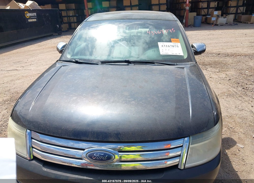 2008 FORD TAURUS LIMITED VIN: 1FAHP25W58G120599