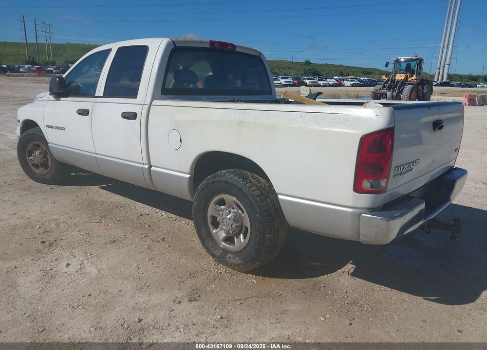 2004 DODGE RAM 2500 SLT/LARAMIE VIN: 3D7KA28DX4G173895