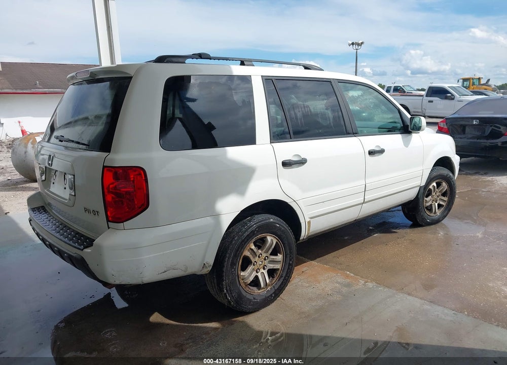 2004 HONDA PILOT EX-L VIN: 2HKYF18544H543013