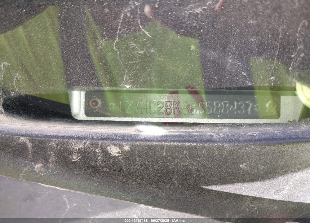 2008 MITSUBISHI RAIDER LS VIN: 1Z7HC28K68S588437