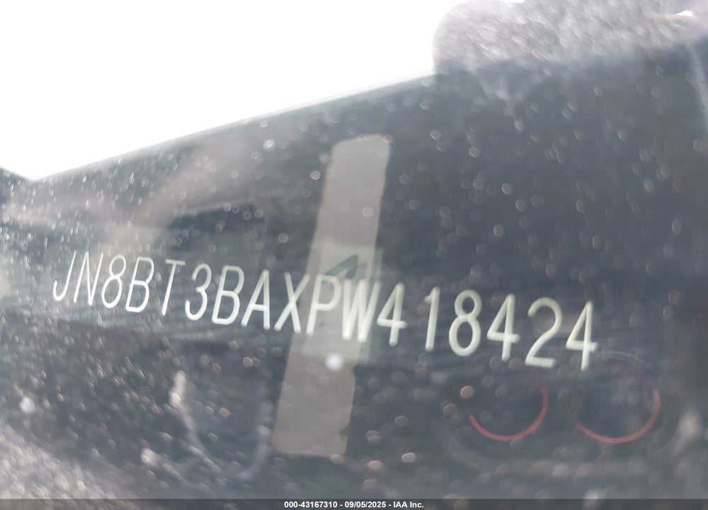 2023 NISSAN ROGUE VIN: JN8BT3BAXPW418424