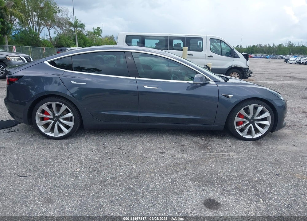 2019 TESLA MODEL 3 LONG RANGE/PERFORMANCE VIN: 5YJ3E1EB5KF213996