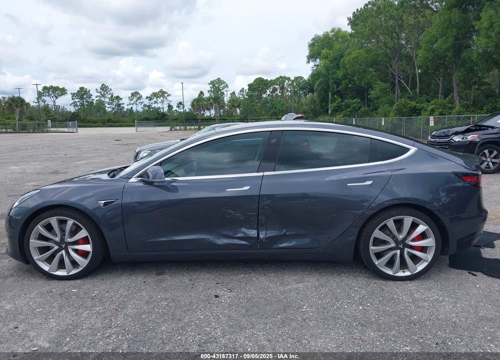 2019 TESLA MODEL 3 LONG RANGE/PERFORMANCE VIN: 5YJ3E1EB5KF213996