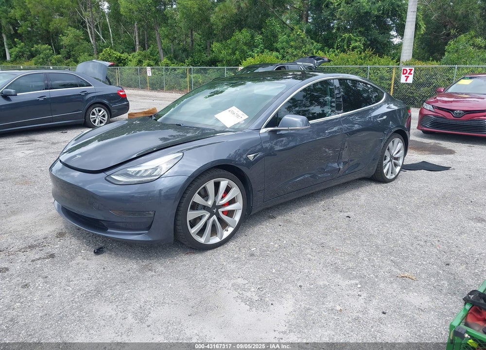 2019 TESLA MODEL 3 LONG RANGE/PERFORMANCE VIN: 5YJ3E1EB5KF213996