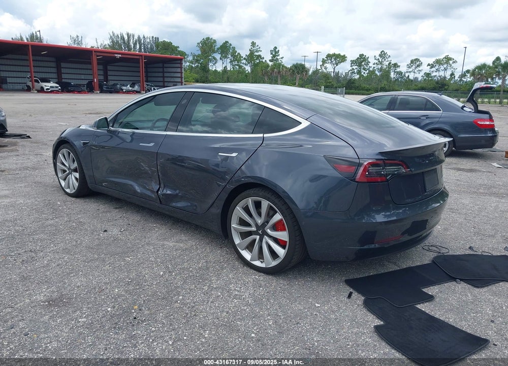 2019 TESLA MODEL 3 LONG RANGE/PERFORMANCE VIN: 5YJ3E1EB5KF213996