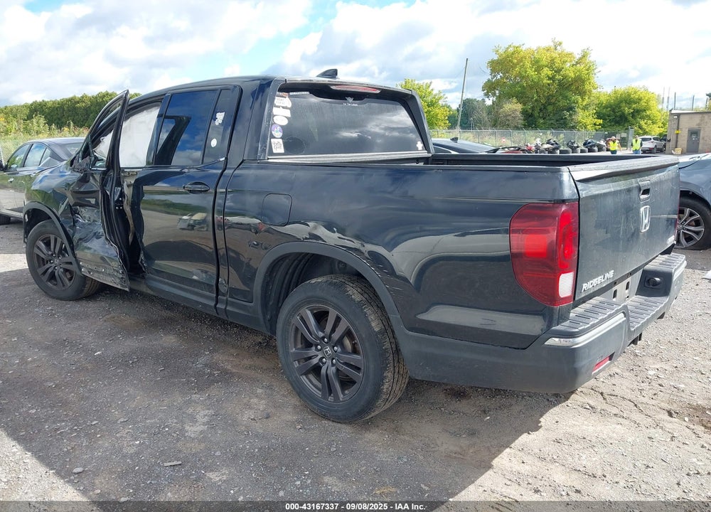 2019 HONDA RIDGELINE SPORT VIN: 5FPYK3F13KB040616