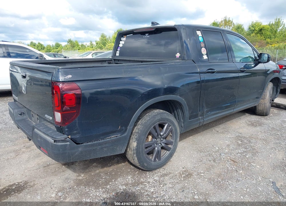 2019 HONDA RIDGELINE SPORT VIN: 5FPYK3F13KB040616
