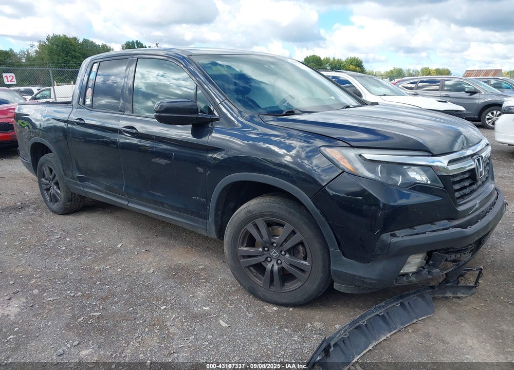 2019 HONDA RIDGELINE SPORT VIN: 5FPYK3F13KB040616
