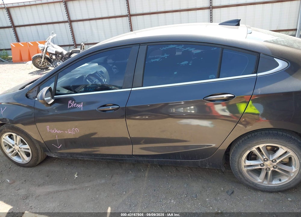 2017 CHEVROLET CRUZE LT AUTO VIN: 1G1BE5SM4H7256984