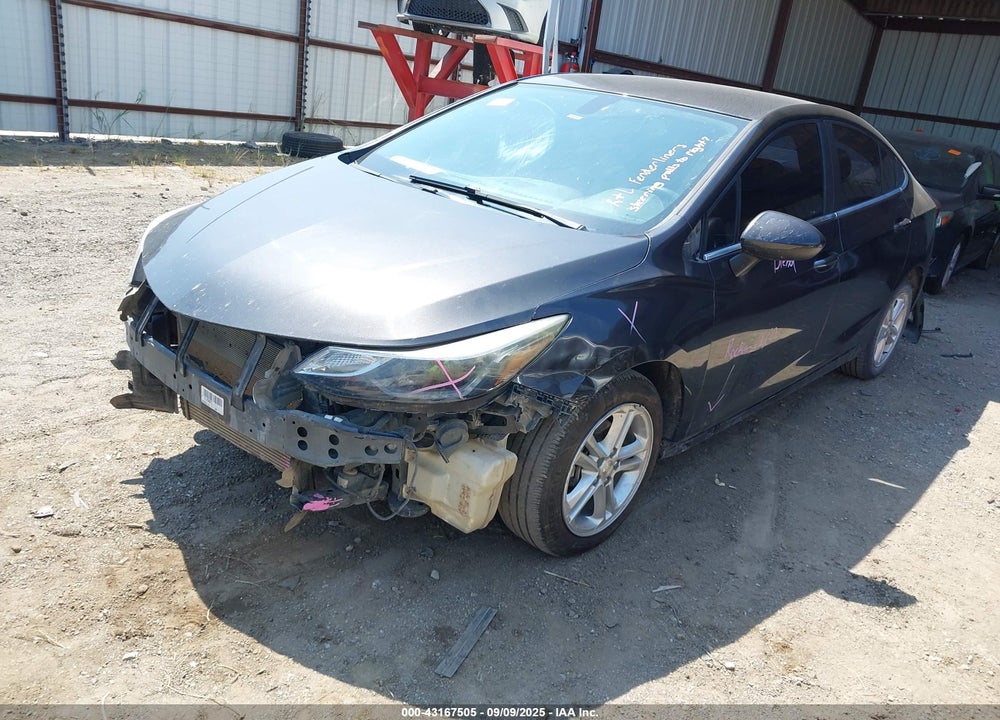 2017 CHEVROLET CRUZE LT AUTO VIN: 1G1BE5SM4H7256984