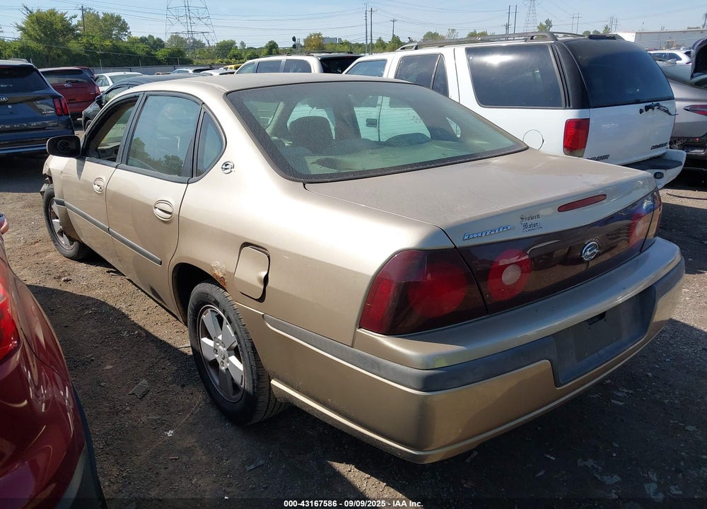 2004 CHEVROLET IMPALA VIN: 2G1WF55E749197635