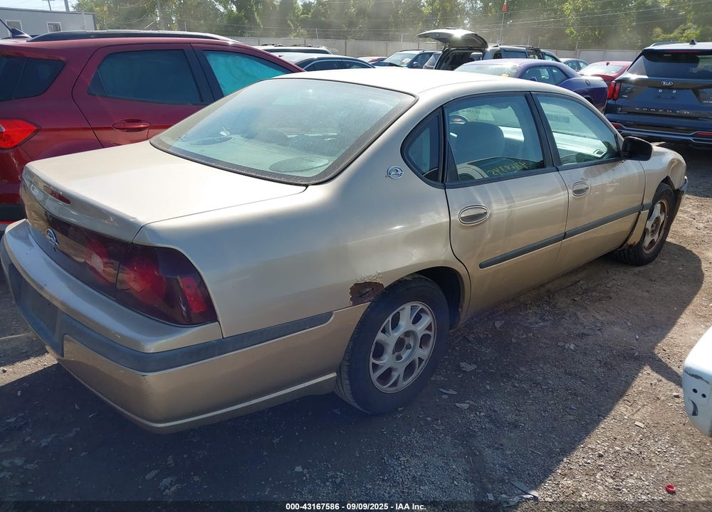 2004 CHEVROLET IMPALA VIN: 2G1WF55E749197635