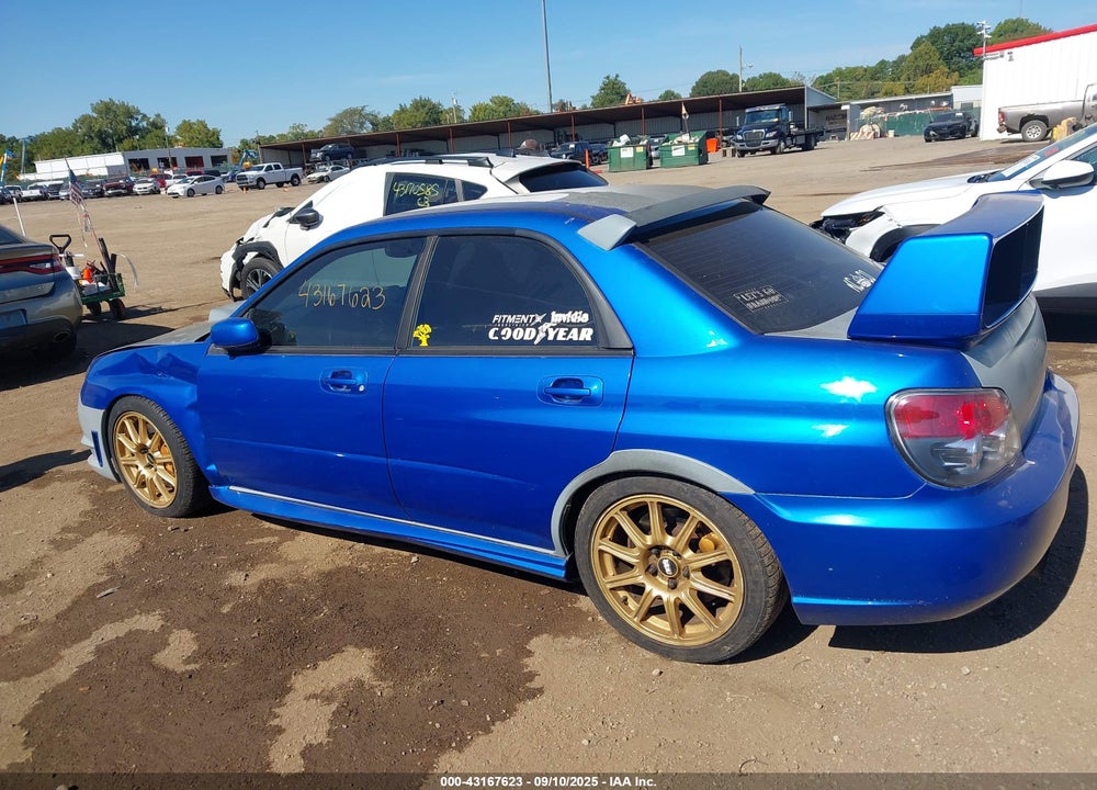 2006 SUBARU IMPREZA WRX STI VIN: JF1GD70636L500697