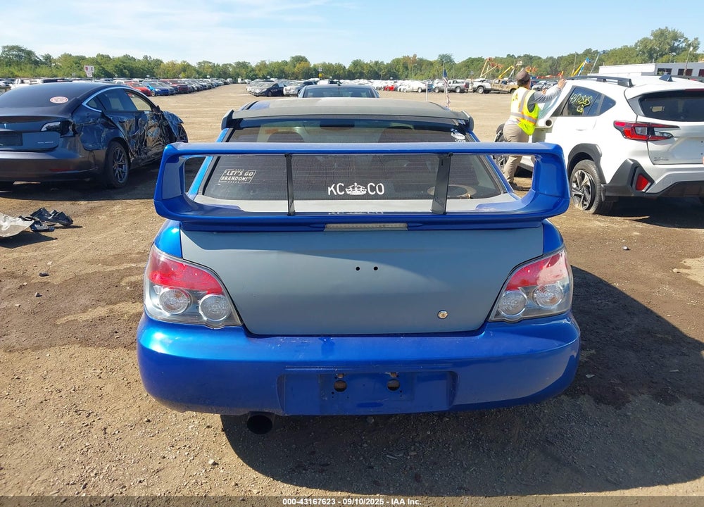 2006 SUBARU IMPREZA WRX STI VIN: JF1GD70636L500697