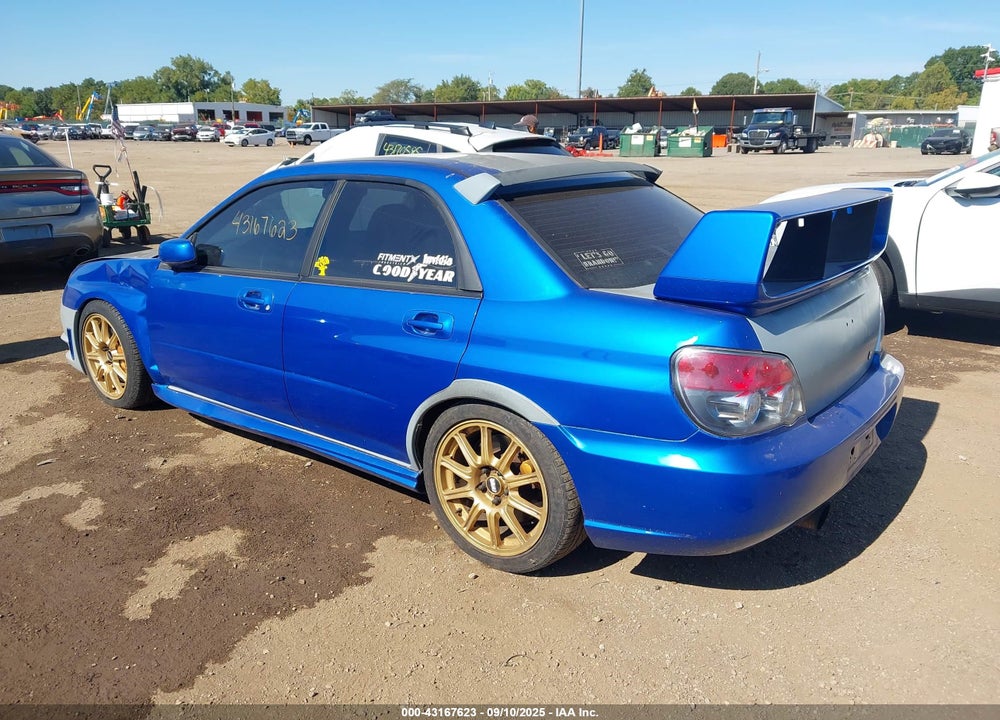 2006 SUBARU IMPREZA WRX STI VIN: JF1GD70636L500697