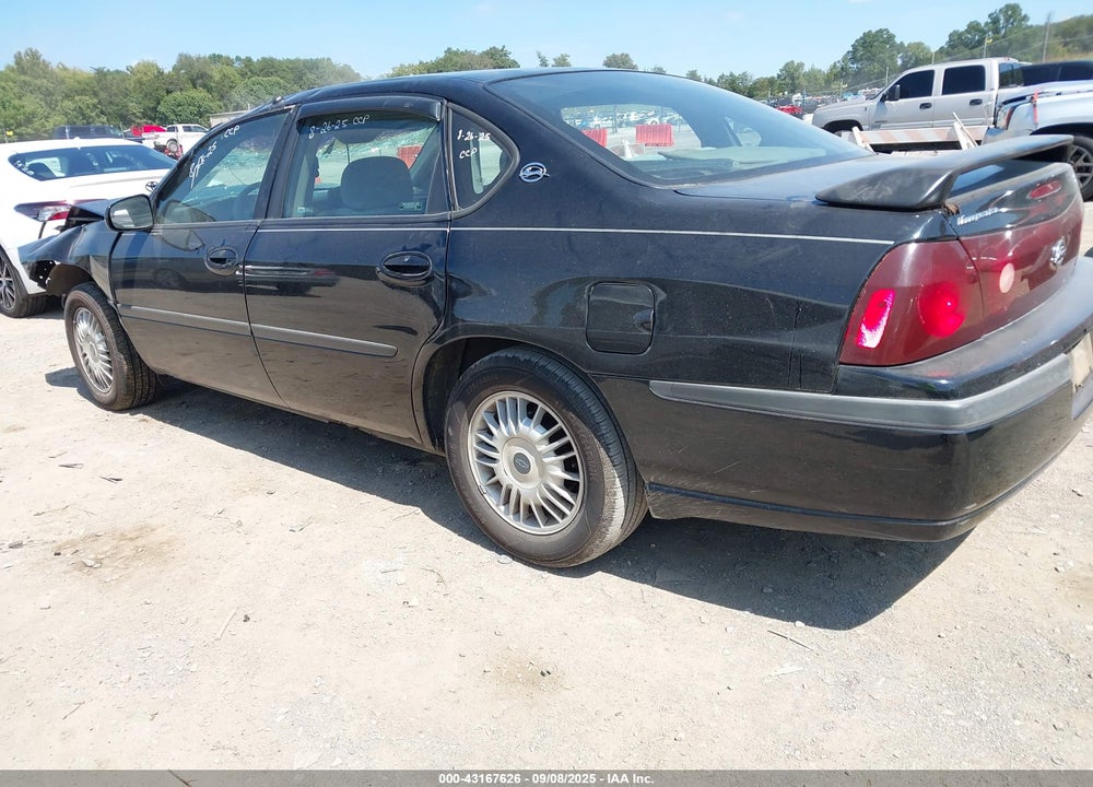 2000 CHEVROLET IMPALA VIN: 2G1WF55K9Y9187720