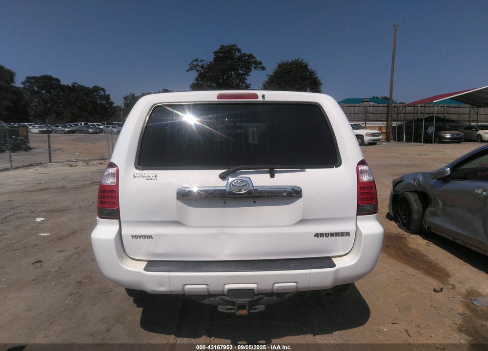 2007 TOYOTA 4RUNNER SR5 V8 VIN: JTEZT14R770027876
