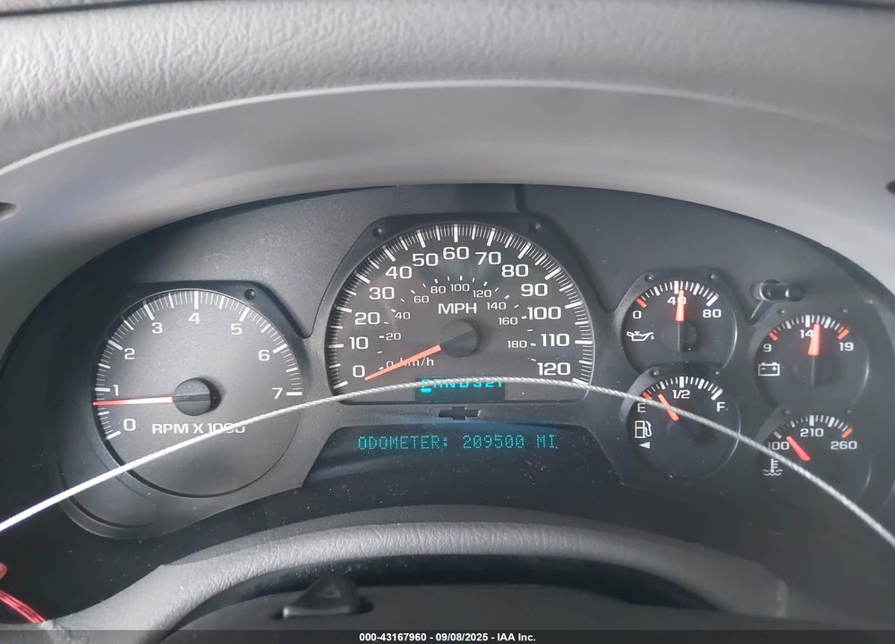 2005 CHEVROLET TRAILBLAZER LT VIN: 1GNDS13SX52224538
