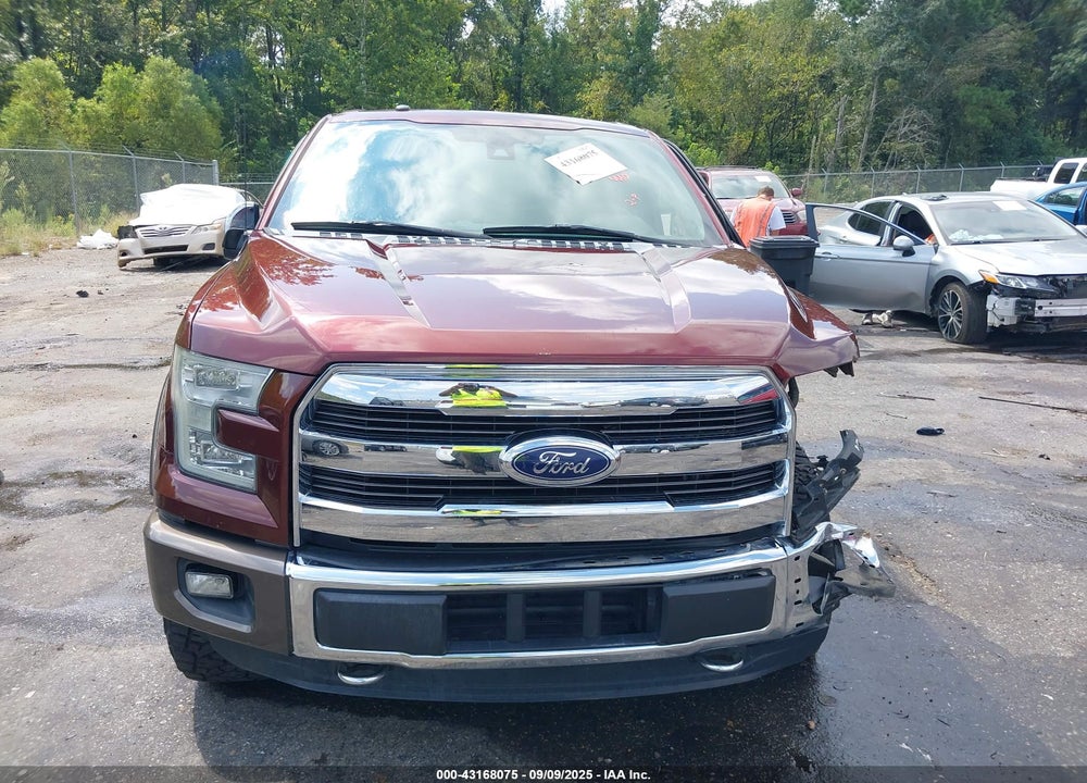 2016 FORD F-150 KING RANCH VIN: 1FTEW1EG0GFD49733