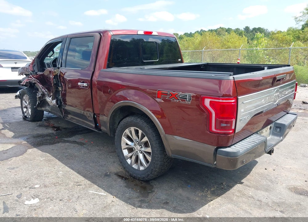 2016 FORD F-150 KING RANCH VIN: 1FTEW1EG0GFD49733