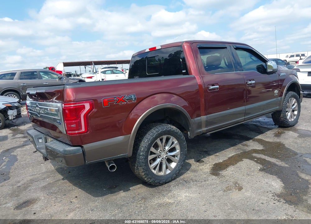 2016 FORD F-150 KING RANCH VIN: 1FTEW1EG0GFD49733