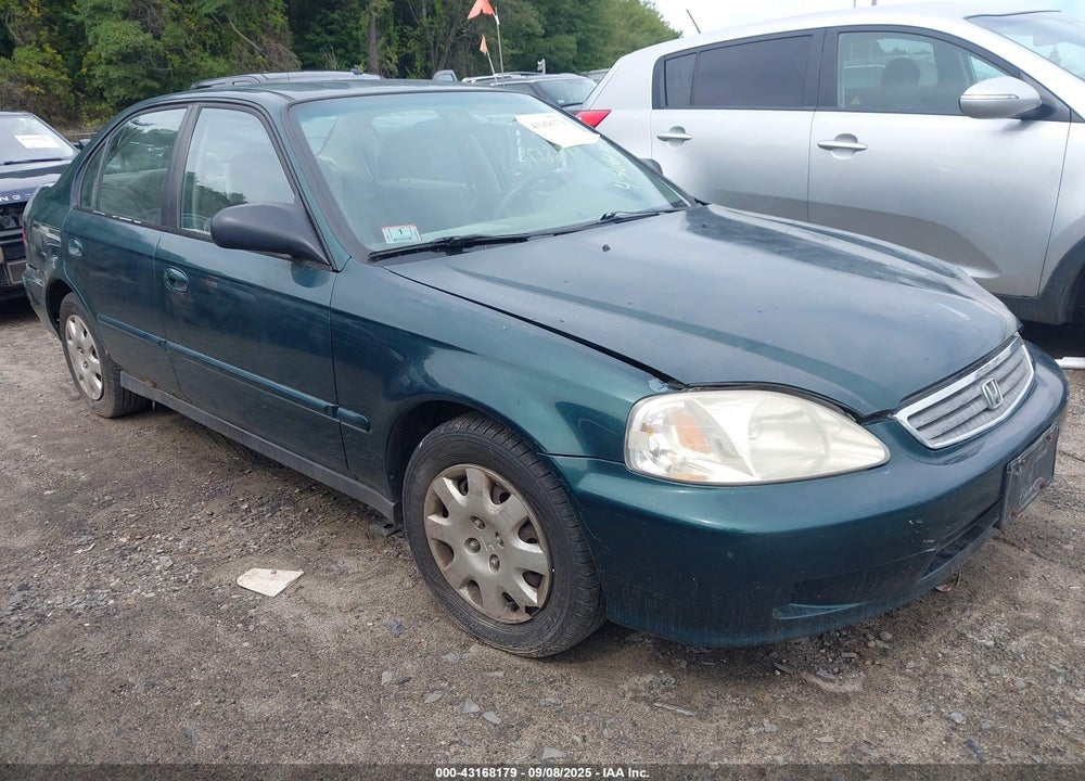 2000 HONDA CIVIC VALUE PACKAGE VIN: 2HGEJ6610YH546683