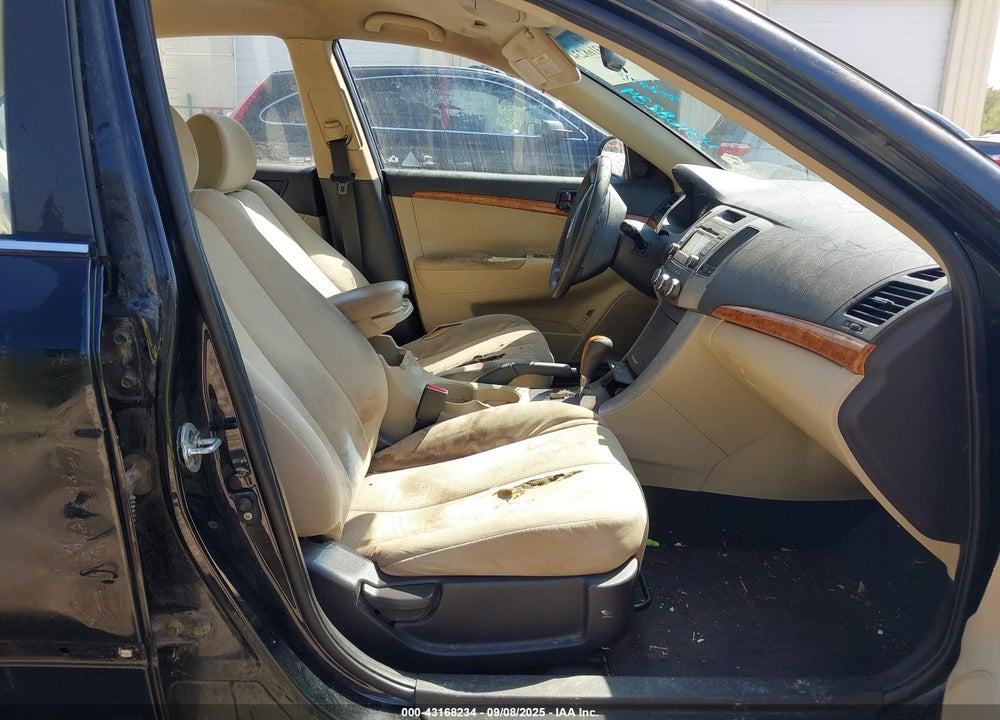 2009 HYUNDAI SONATA GLS VIN: 5NPET46C09H477971