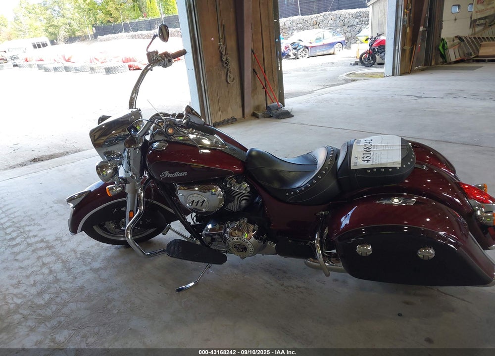 2022 INDIAN MOTORCYCLE CO. SPRINGFIELD VIN: 56KTHAAA3N3405269