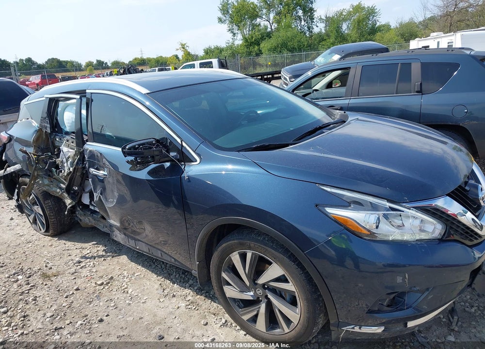 2017 NISSAN MURANO PLATINUM VIN: 5N1AZ2MH3HN152872
