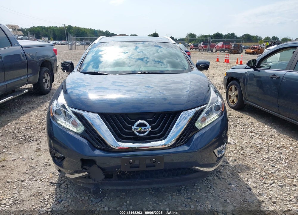 2017 NISSAN MURANO PLATINUM VIN: 5N1AZ2MH3HN152872